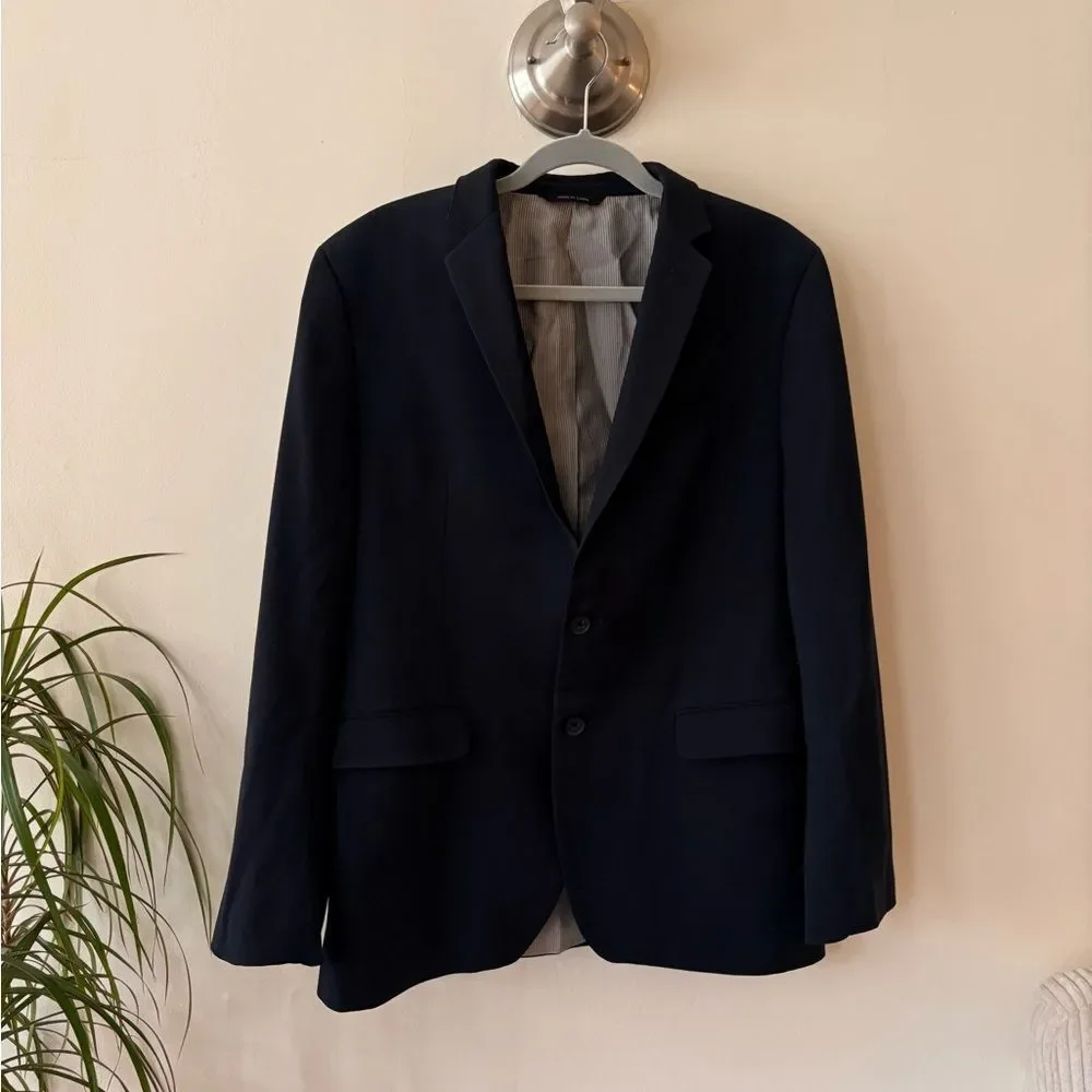 Banana Republic Men’s Dark Navy Slim Fit Blazer Modern Fit Suit Jacket Business